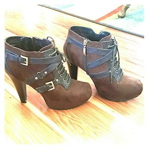 Guess Brown Suede Marissa Boots
