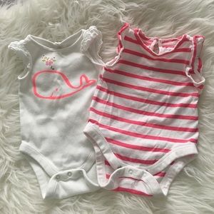 Baby Gap Girls Sleeveless Onesie. 0-3mo.