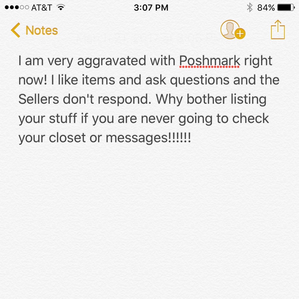 Very Frustrated Posher!
