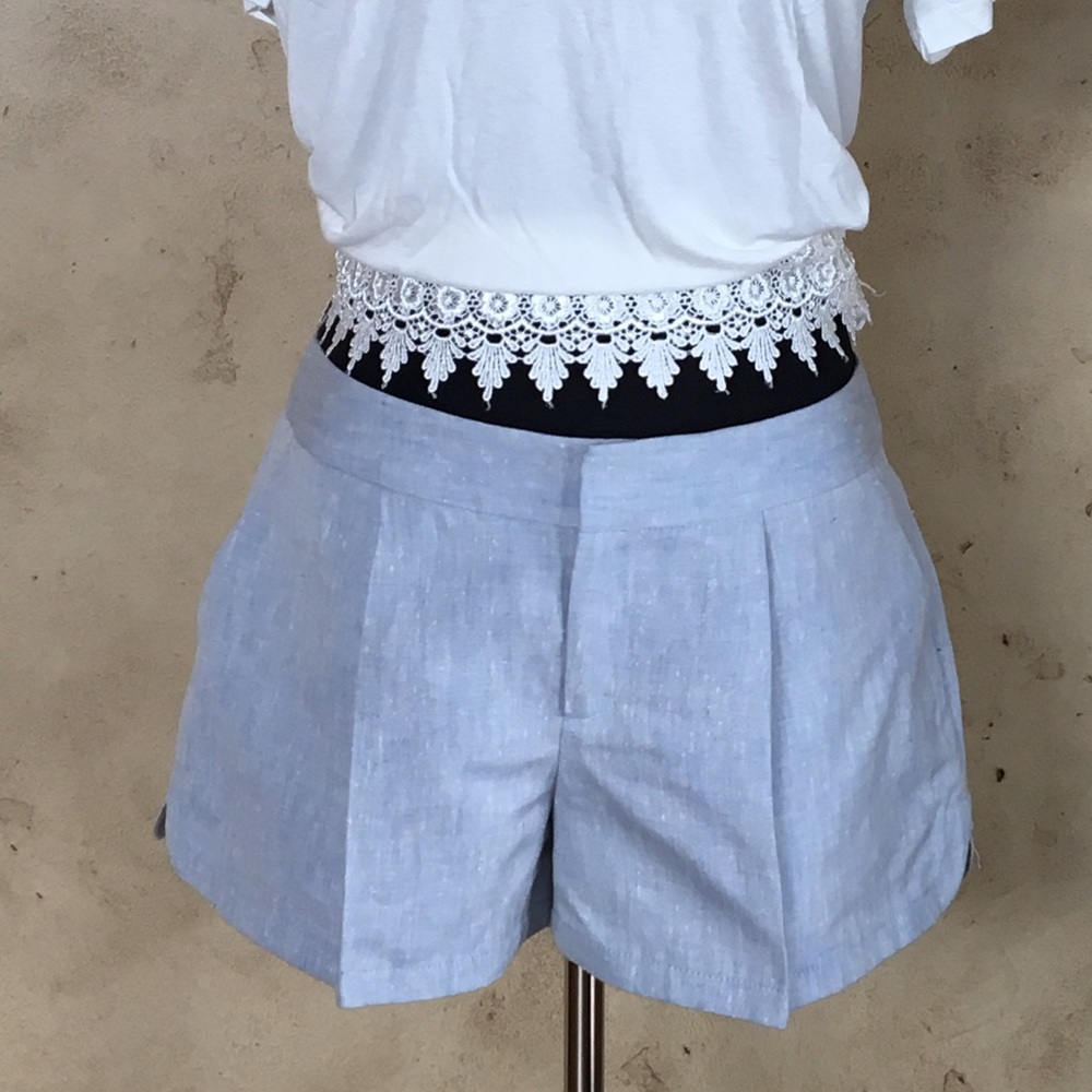 AUTHENTIC CHAIKEN PLEATED SHORT
