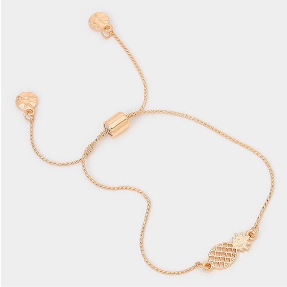 Pineapple Bracelet (Silver & Gold both available!) - Picture 2 of 3