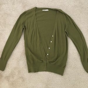 Olive green Cardigan