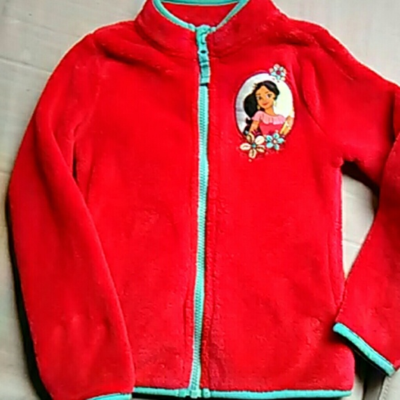 Disney store fuzzy zip up 5/6 - Picture 1 of 3