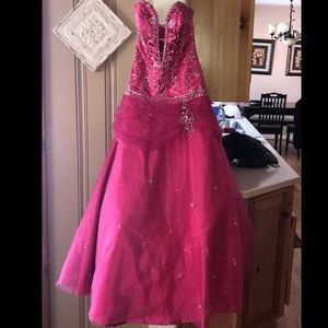 Pink prom dress