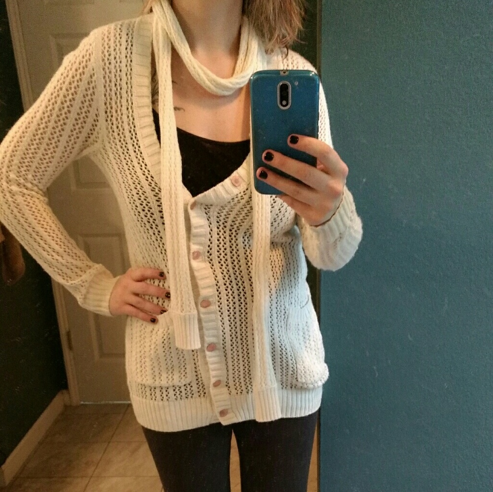 Rodarte for Target Cream Sweater,  size M