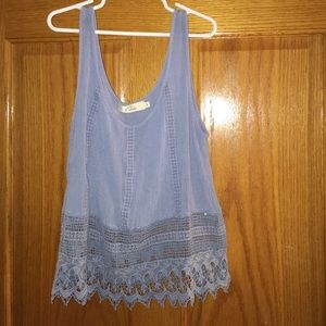 Baby Blue Crop Top