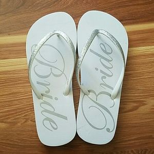 Bride Flip Flops