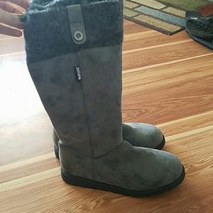 Muk Luks Grey Waterproof Boots