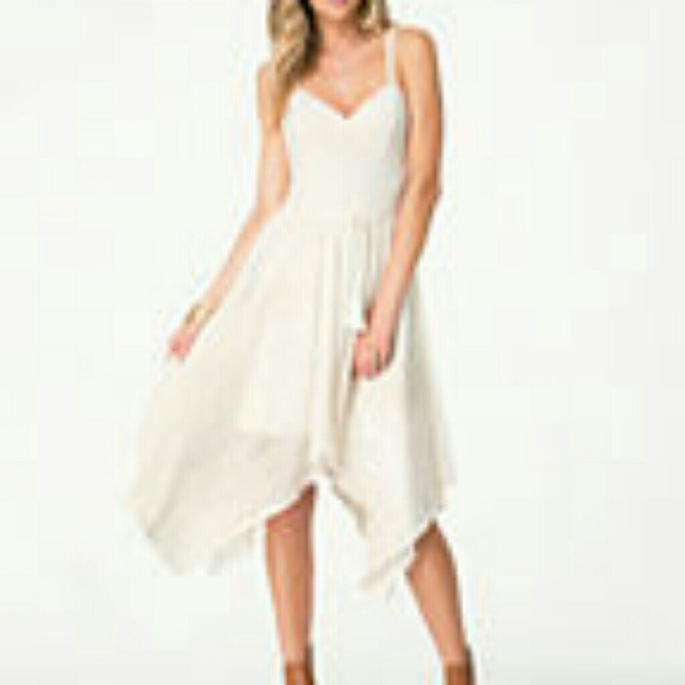 Flame Stitch knit Dress Egret xxs 252386
