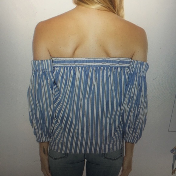 NWOT Milly Off The Shoulder Blouse - Picture 3 of 7
