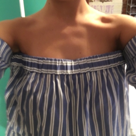 NWOT Milly Off The Shoulder Blouse - Picture 5 of 7
