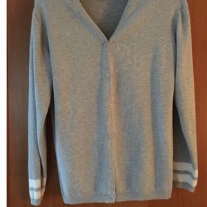 JOAN VASS NEVER WORN GREY CARDIGAN