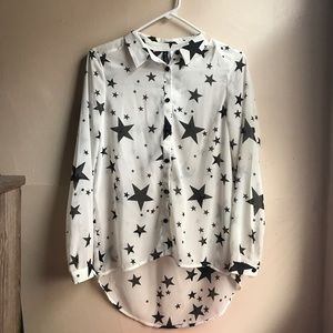 Star printed blouse