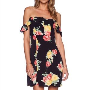 Flynn Skye Bardot mini dress