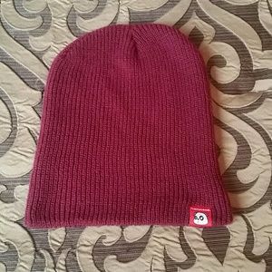 Burgandy beanie