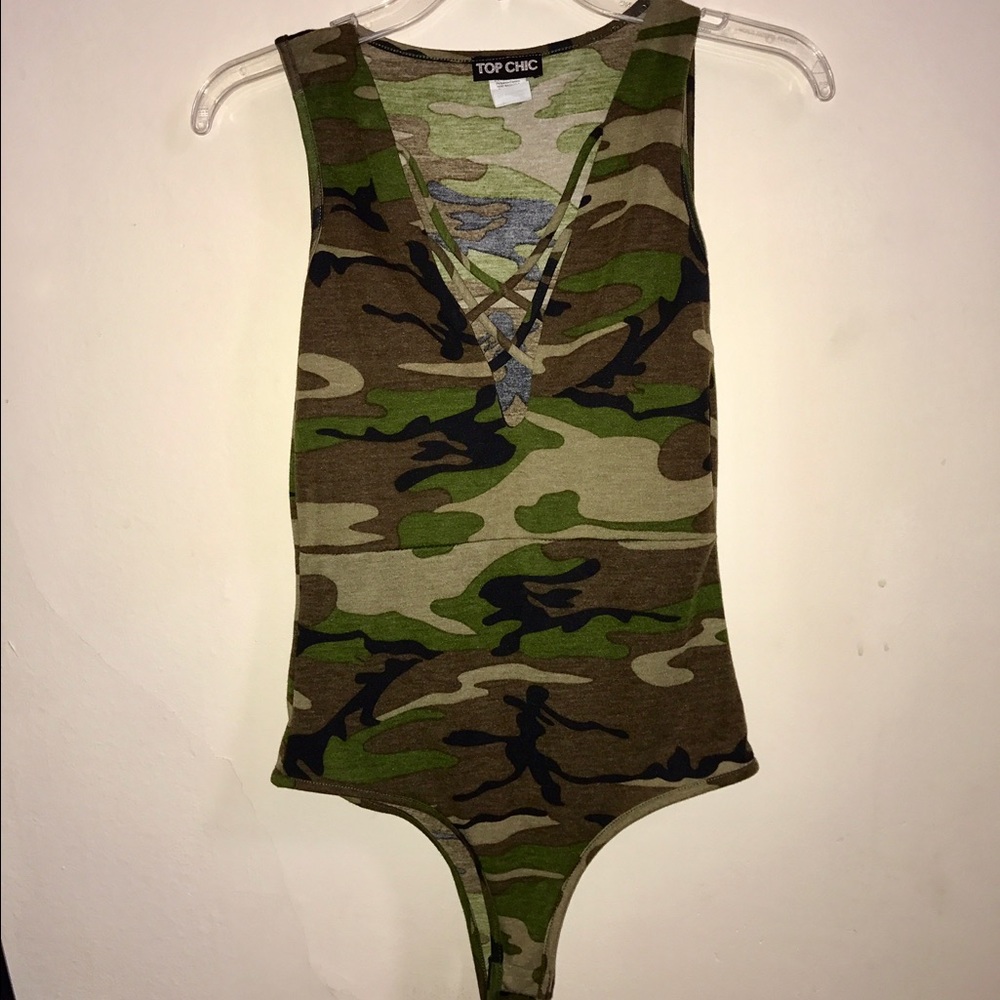 Camo bodysuit