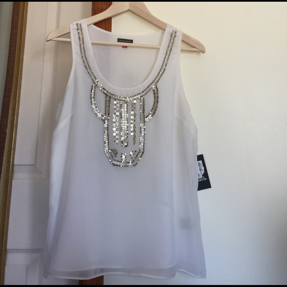 🌸🌸Vince Camuto beaded Tops🌸🌸