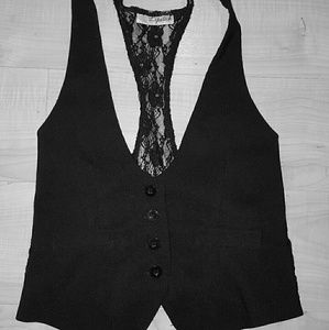 Lace back Vest
