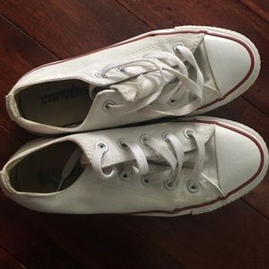 Converse all white