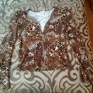 Cheetah print jacket