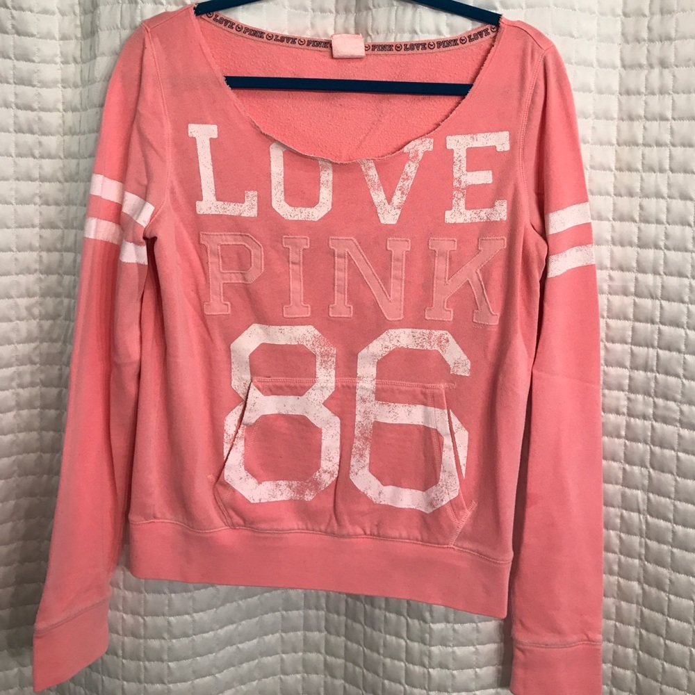 PINK light weight sweatshirt