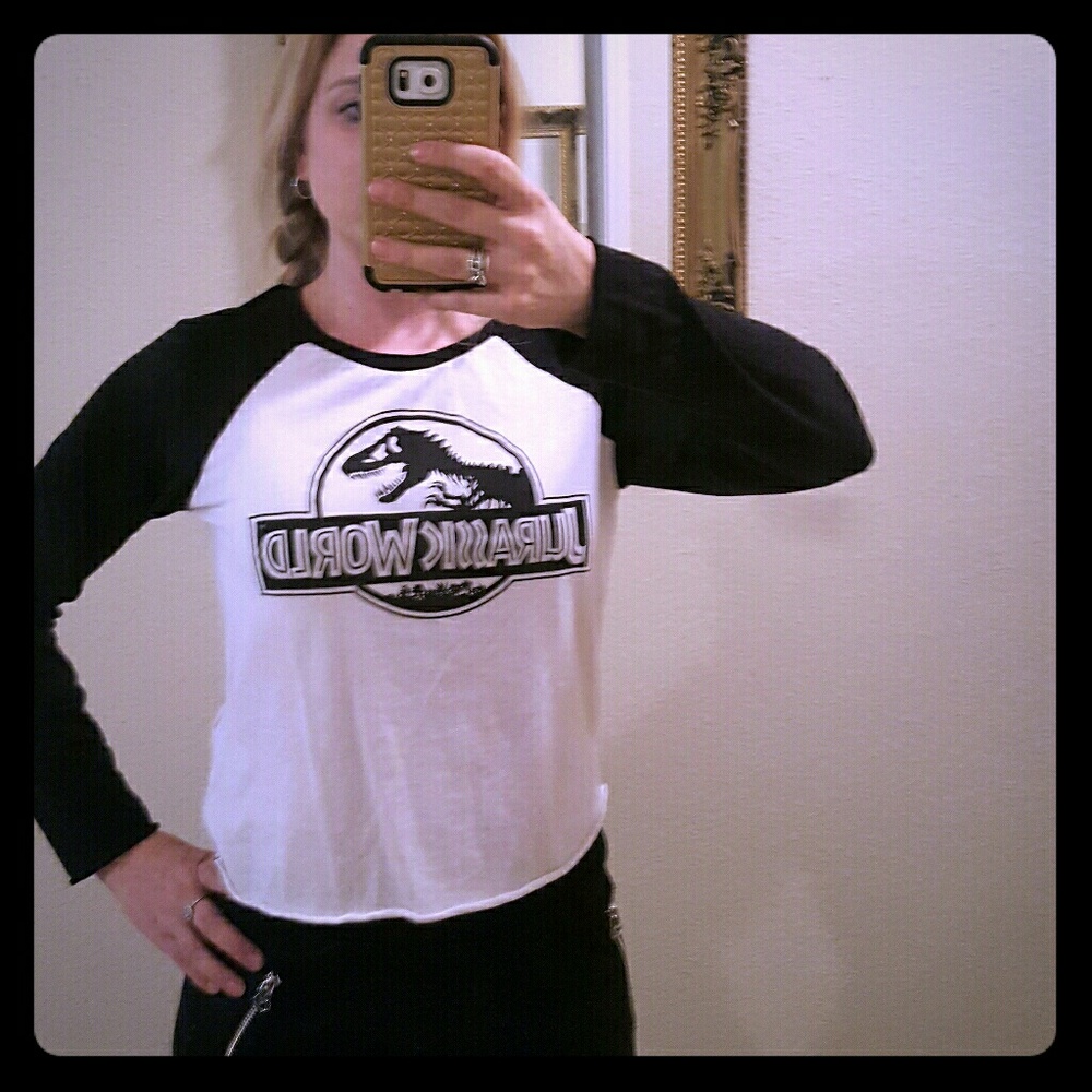 Jurassic World Baseball Shirt