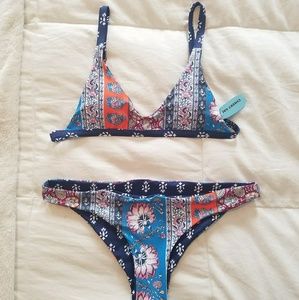Brand New Two Piece Reversible Bikini