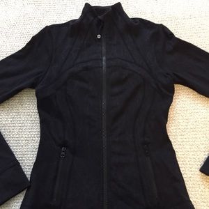 Black zip up jacket