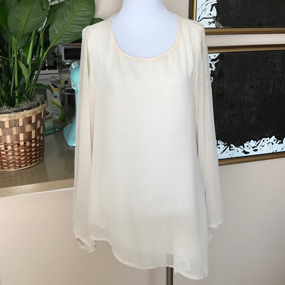 Boho asymmetric blouse