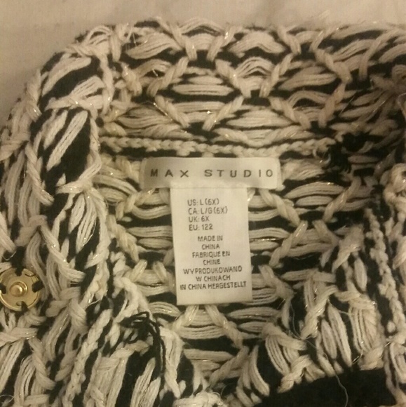 Max Studio Girls sweater duster (ITEM IS SOLD!) - Picture 2 of 3