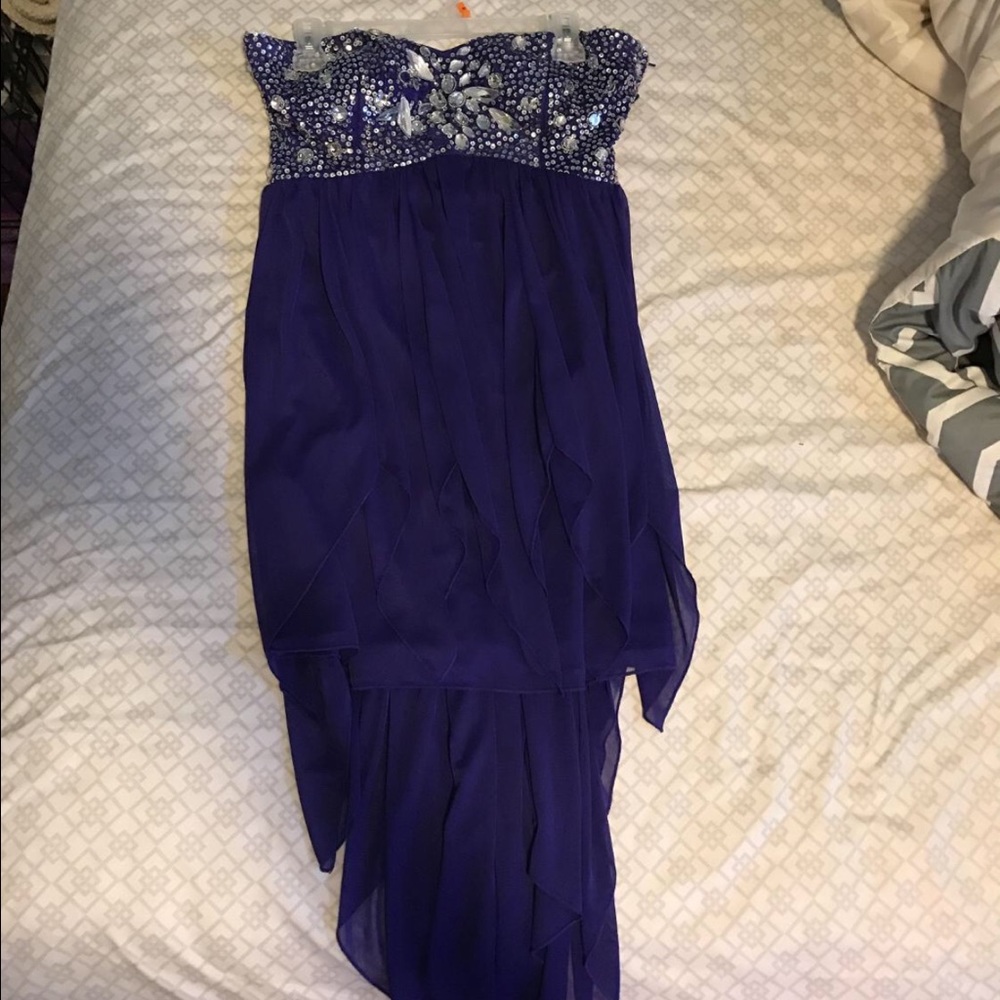 Hi-low bridesmaid/homecoming dress