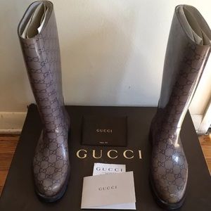 Gucci rain boots