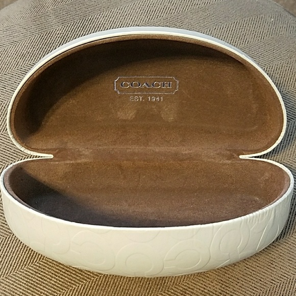Coach Hard Clamshell Glasses Case - Picture 2 of 3