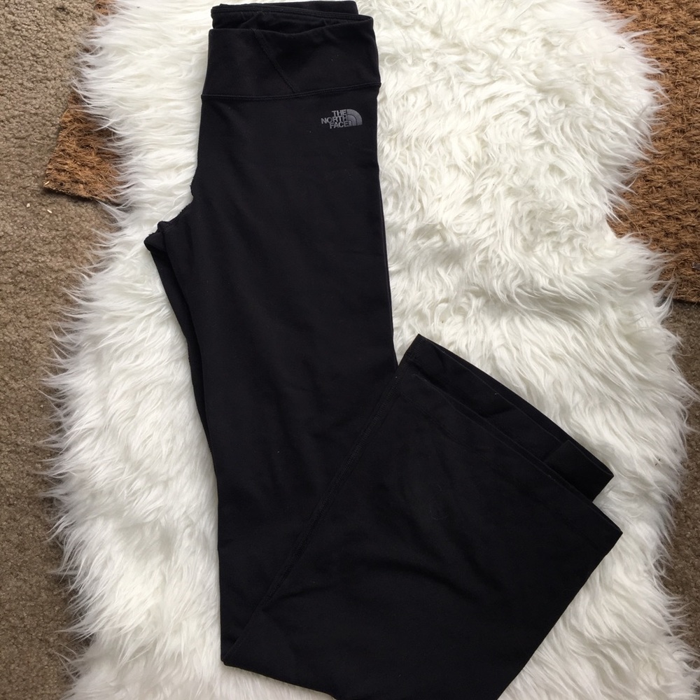 THE NORTH FACE YOGA PANTS SZ M VAPOR WICK BLACK