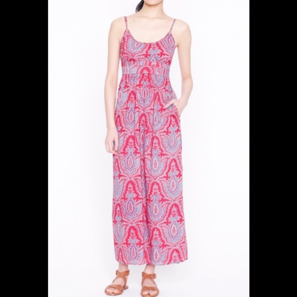 J. Crew Paisley Maxi Dress