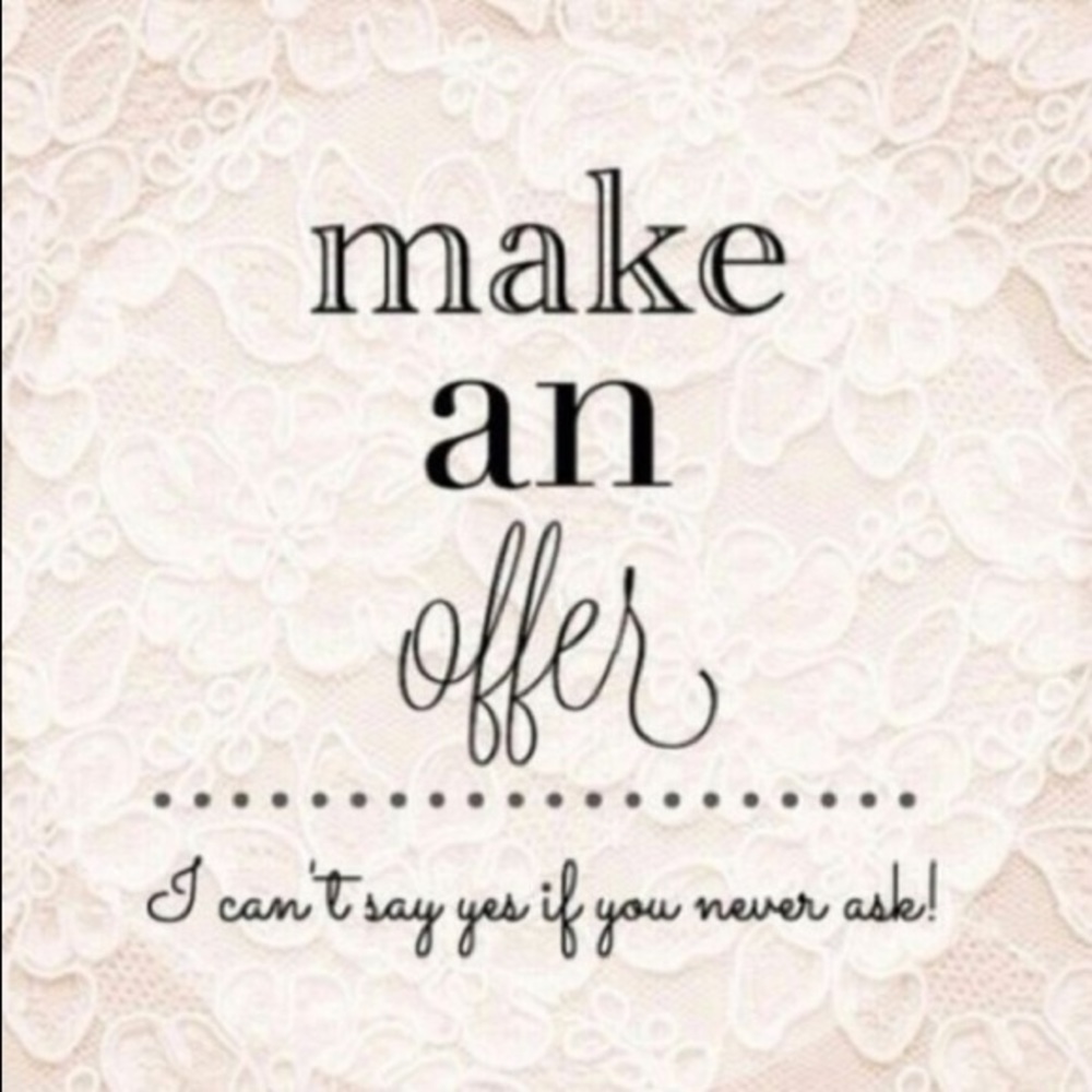 Please make an offer :) Or bundle 15% off for 2+