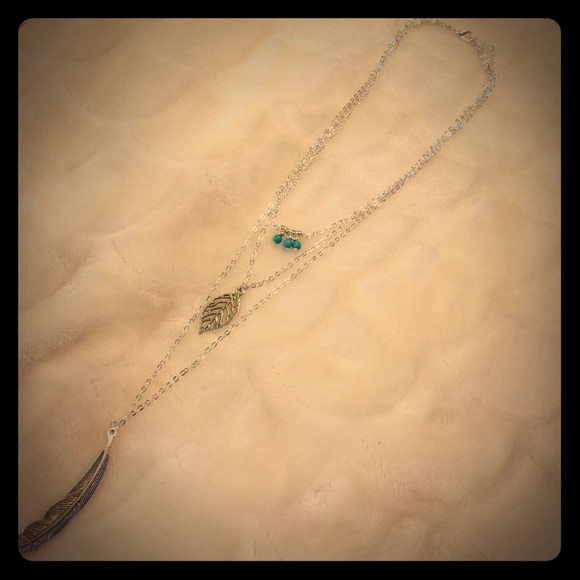 3 Tiered Necklace! Boho style⭐️ 1 silver left! - Picture 2 of 4