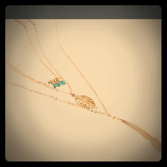 3 Tiered Necklace! Boho style⭐️ 1 silver left! - Picture 4 of 4