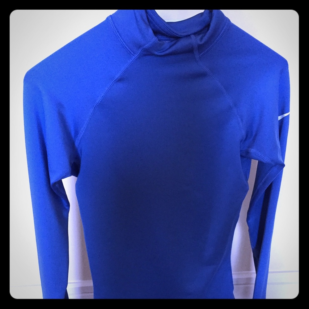Blue Nike Pro pullover!