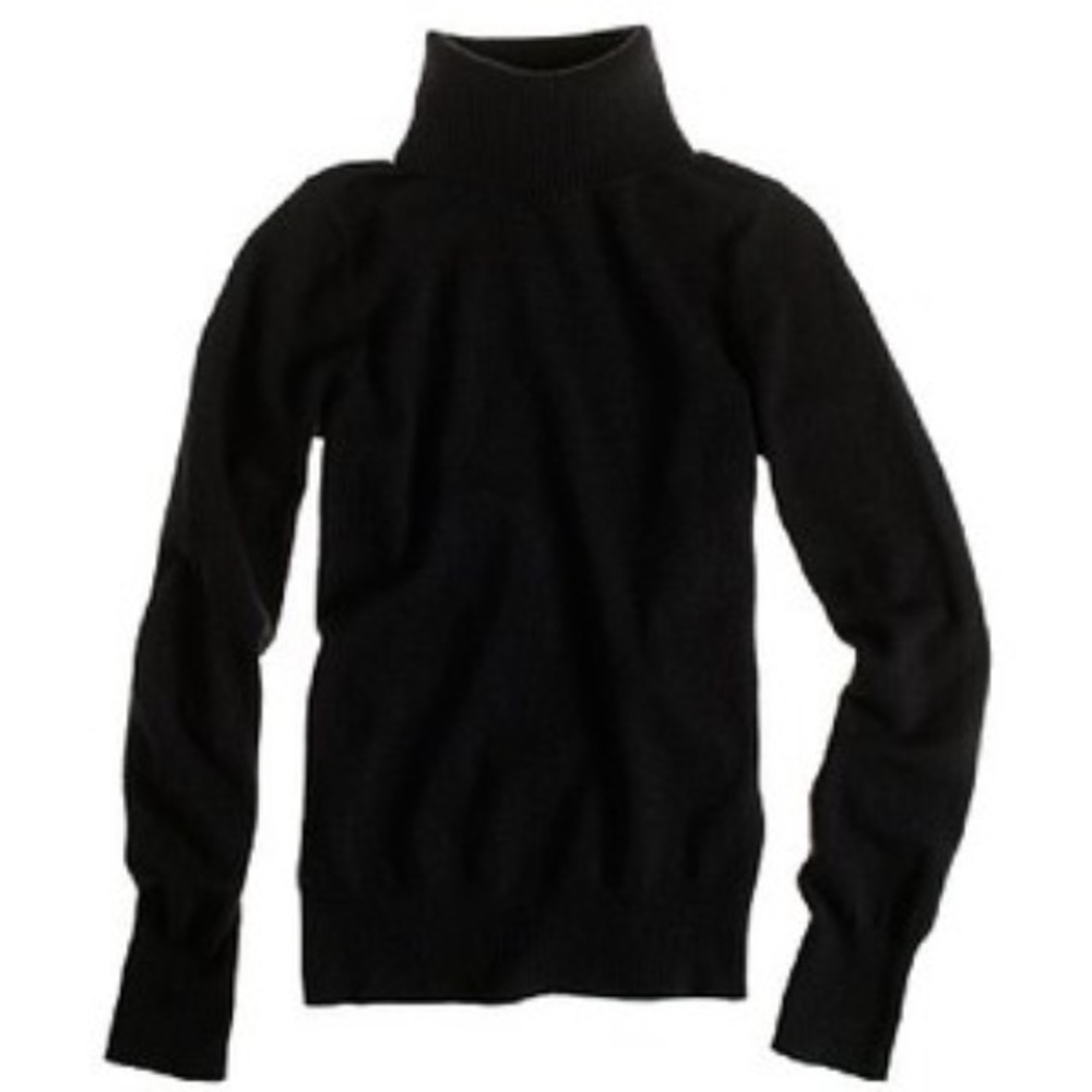 J. Crew Dream Turtleneck in Black