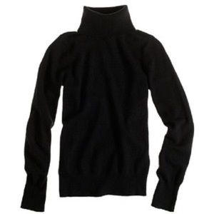 J. Crew Dream Turtleneck in Black