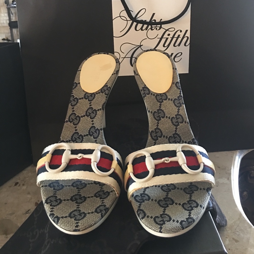 GUCCI NEW W/BOX N DUST BAGS 8 w/ 4’ STILETTOS