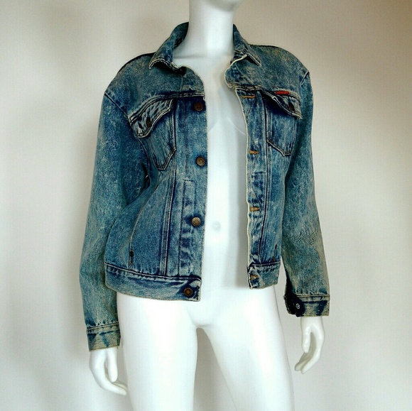 Vintage Wrangler Denim Jacket With Patches - Picture 5 of 6