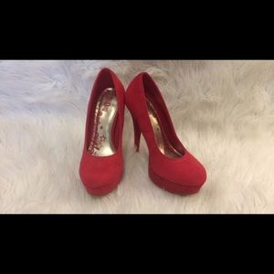 Brash Red Heels