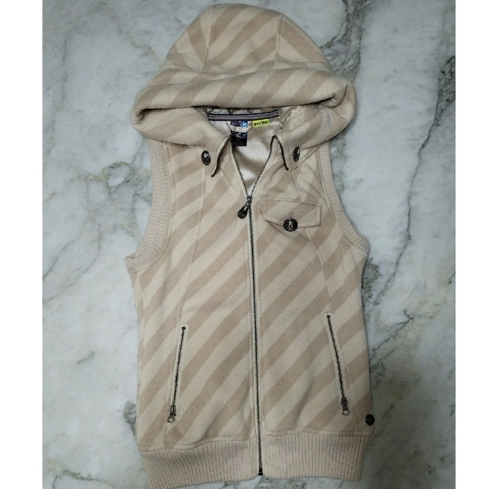 BURTON oversized hoodie vest
