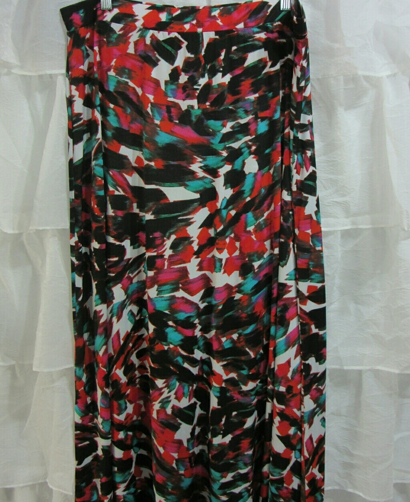 Kasper Size 1x Womens plus size long maxi skirt
