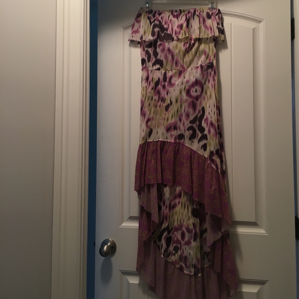 Anthropology hi-lo dress