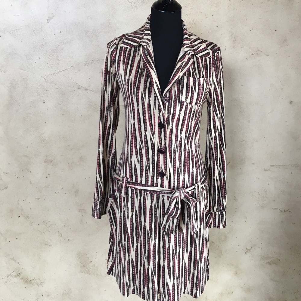 DIANE Van FURSTENBERG Long Sleeve Mini Dress