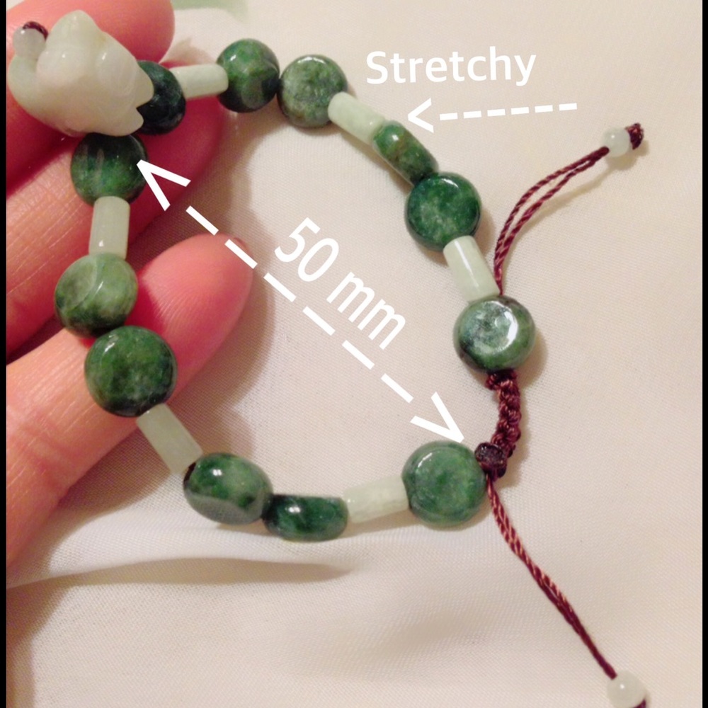 🌹This luck and nice the Pig bracelet is real Jade
