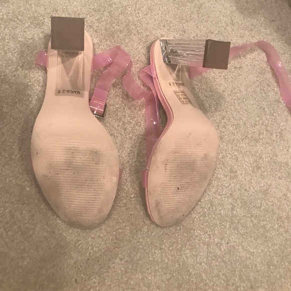 Pink see-through heels - Picture 4 of 4